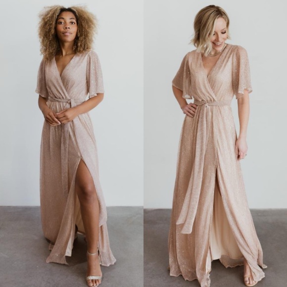 BALTIC BORN Grace Sparkle Gown Wedding Guest Bridesmaid Dress Size XL - Picture 13 of 14